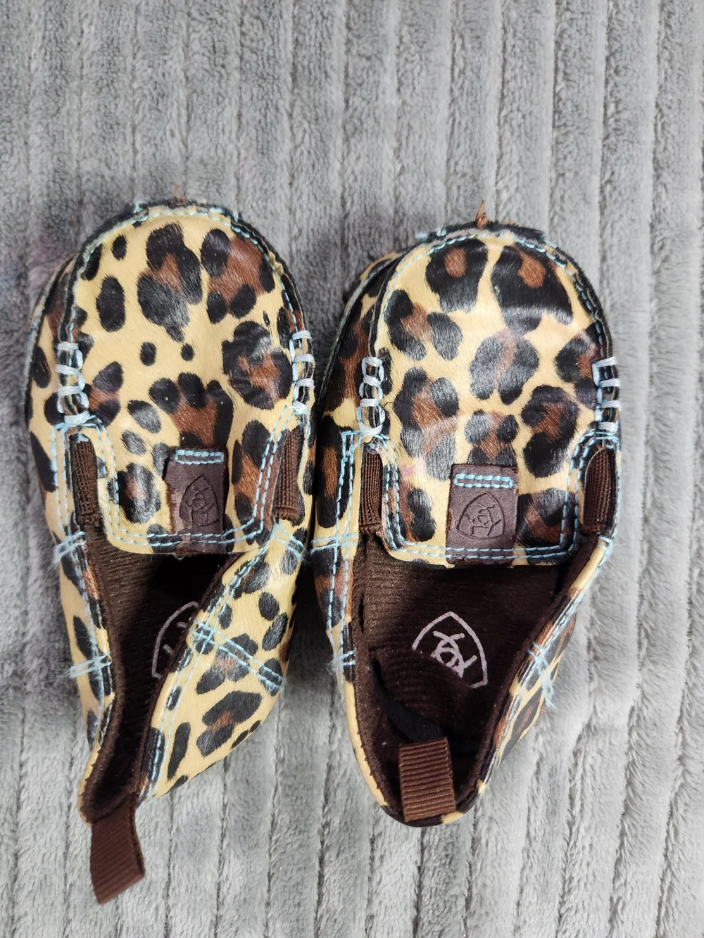 Ariat Infant Girl's Natalie Leopard Print Cruiser Shoe